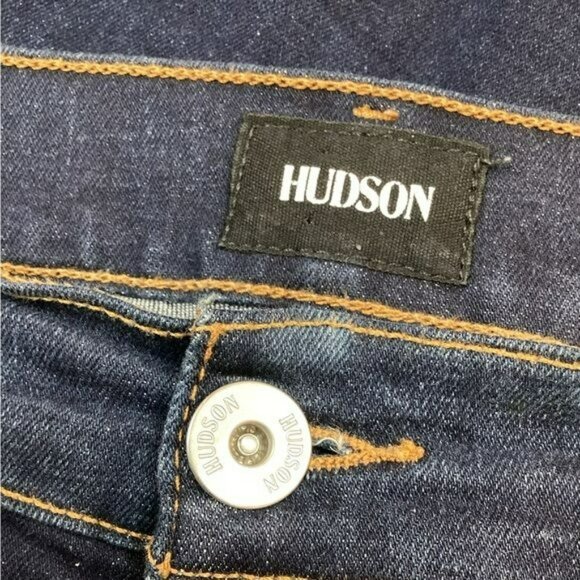 Hudson Blake Slim Straight Jeans 34 Mens Denim Pants 98% Cotton & 2% Elastane - Picture 9 of 13